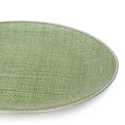 Pure Home and Living Green Glass Dinner Plates image 5