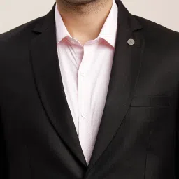 Turtle Black Tailored Fit Two Piece Suit image 5