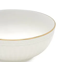 Pure Home and Living White Ceramic Serving Bowls image 5