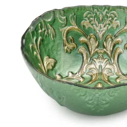 Pure Home and Living Green Glass Baroque Small Bowls - Set of 2 image 5