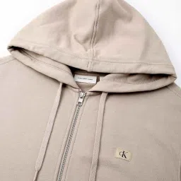 Calvin Klein Beige Relaxed Hooded Sweatshirt image 5