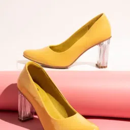 Inc.5 Women's Yellow Casual Pumps-picture-40