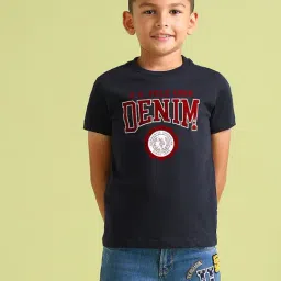 U.S. Polo Assn. Boys Navy Printed T-Shirt-image-95