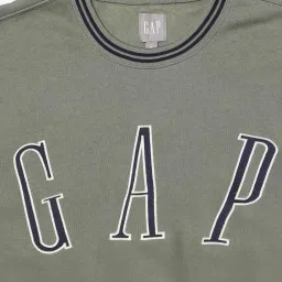 GAP Green Cotton Regular Fit Printed Sweatshirt image 5