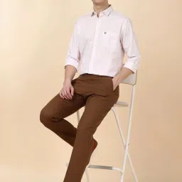 Allen Solly Pink Cotton Slim Fit Printed Shirt image 5