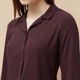 Code By Lifestyle Brown Regular Fit Shirt image 5