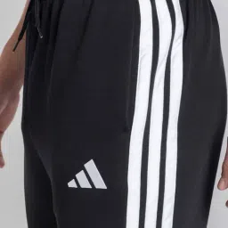 Adidas Black M 3S FT TC PT Trackpants image 4