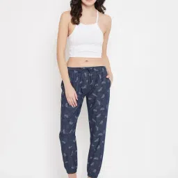 Crimsoune Club Navy Printed Lounge Pants image 4