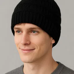 SZN Men Self Design Beanie-picture-13