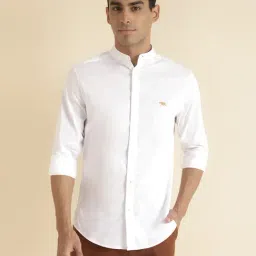 ANDAMEN White Slim Fit Shirt-picture-16