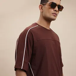The Roadster Life Co. Men Pure Cotton Relaxed Fit T-shirt-picture-22