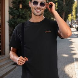 Bene Kleed Men Solid Round Neck Pure Cotton T-shirt-picture-16