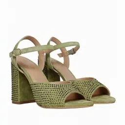 Saint G Women's Alyssa Sea Green Ankle Strap Sandals image 4