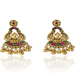 PARADISE JEWELS Women Gold Jewellery Set image 4