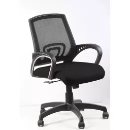 KS Traders Black 898 Design Mesh Back Chair image 2