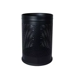 Grassland Open Top Dustbin Stainless Steel Black 8x12 Inch 10 L, GSS1097 image 5