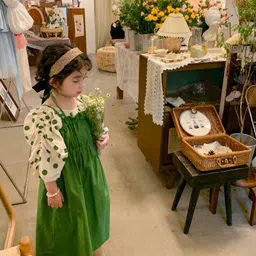 StyleCast x Revolte Girls Shoulder Straps A-Line Dress With Top image 3