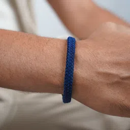 SWASHAA NomanMen Rhodium-Plated Stainless Steel Wraparound Bracelet-picture-16