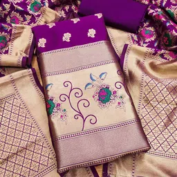 KALINI Unstitched Dress Material image 2