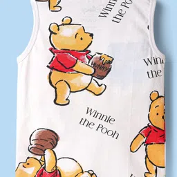 Babyoye Disney Single Jersey Knit Half Sleeves Vests With Winnie The Pooh Graphics Pack of 2 - Multicolor image 3