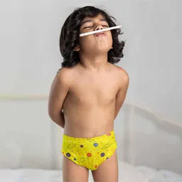 SuperBottoms Briefs Dino Print - Blue Yellow Grey image 5