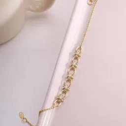 Mia by Tanishq 14k (585) Diamond Yellow Gold Bracelet for Women-picture-29