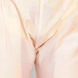 VASTRAMAY Boys Peach & Cream Embroidery Full Sleeves Indowestern Sets image 5