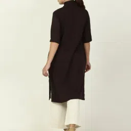 Saltpetre Brown Summer Essentials Dakota Long Shirt image 2