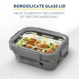 Borosil Transparent Glass Containers (1040 ml) image 5