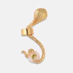 Sohi Women's Snake Cuff Earring  Metallic Gold image 5