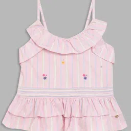 Elle Kids Pink Cotton Embroidered Top-picture-21