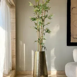 Mason Home Green Pvc Artificial Bamboo Plant - 5 Feet image 5