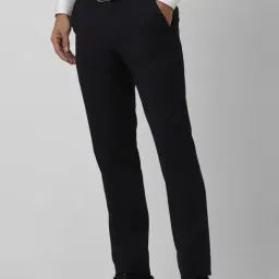 Van Heusen Black Slim Fit Trousers image 3