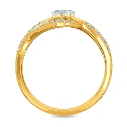 Kisna Diamond & Gold Jewellery Reanne 18k (750) Diamond & Gold Ring For Women image 5
