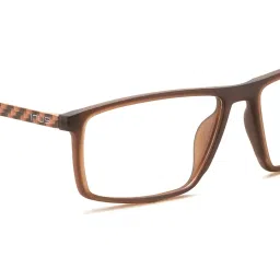 Irus Brown Rectangular Eye Frames for Men image 5