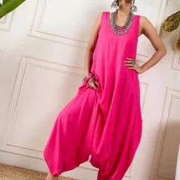 Inweave Pink Regular Fit Jumpsuit image 5