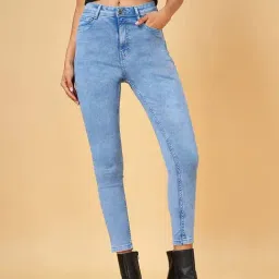 SF Jeans by Pantaloons Blue High Rise Jeans image 4