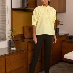 BInfinite Yellow Sunshine Top and Olive Green Trousers image 5