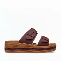 Crocs Women's Brooklyn Brown Casual Wedges-image-32