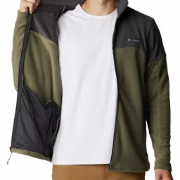 Columbia Green Polyester Regular fit Casual jacket image 5