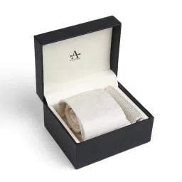 Arrow White Printed Tie & Pocket Square Gift Set image 5