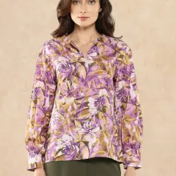 RAREISM Multi Cotton Printed Long Sleeves Top-image-48
