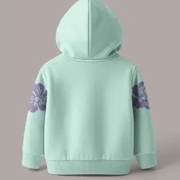HELLCAT Girls Brown & Mint Green Printed Hoodie - Pack of 2 image 4