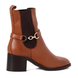 Peach Flores Women's Cecil Tan Chelsea Boots-picture-39