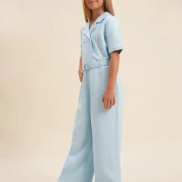 VERO MODA GIRL Open Air Polyester Solid Jumpsuit-picture-28