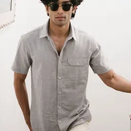 Creatures of Habit Men Classic Opaque Casual Shirt-picture-29