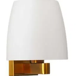 Kapoor Lamp Shades Elstead Single Arm Wall Light In Brass Finish image 5