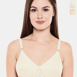 Bodycare Pack of 3 Women Full Coverage Heavily Padded Non wired Tshirt Bra-picture-24