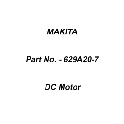 Makita DC Motor Suitable For UB100D, Part No 629A20-7-picture-22