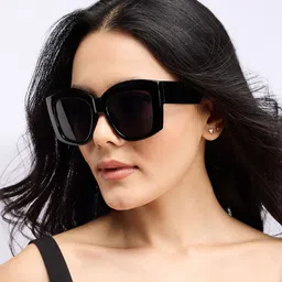 20Dresses Women Black Lens & Black Square Sunglasses-image-78